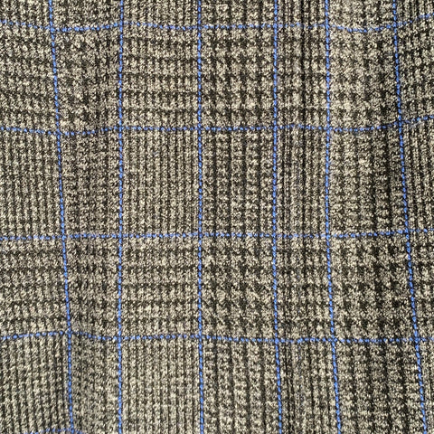 DRIES VAN NOTEN Size S Black Charcoal Glenplaid Cotton Blend Casual Pants