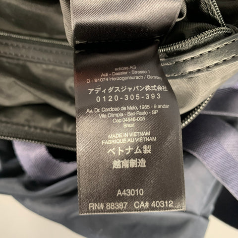Y-3 Size One Size Navy Solid Nylon Backpack Bags