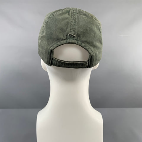 BRUNELLO CUCINELLI Size XL Green Twill Hats