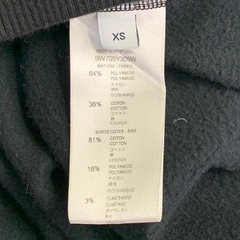 GIVENCHY Size XS Black Cotton Polyamide Oversized Casual Top