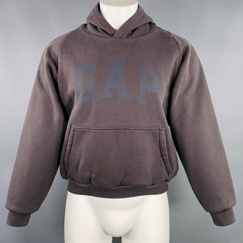 GAP x YZY Size XS Brown Black Beige Birds Cotton Blend Hoodie Sweatshirt