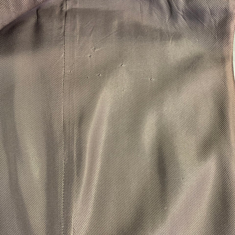 NEIL BARRETT Size L Grey White Pinstripe Wool Double Breasted Notch Lapel Vest