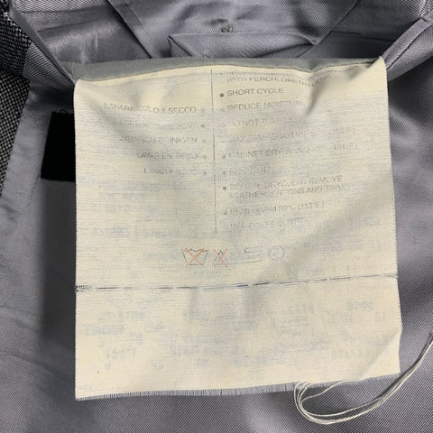 GUCCI Size 44 Black Grey Nailhead Wool Mohair Single Breasted Sport Coat