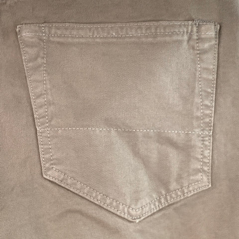 TOM FORD Size 30 Grey Slate Cotton Blend Twill Slim Straight Button Fly Jeans