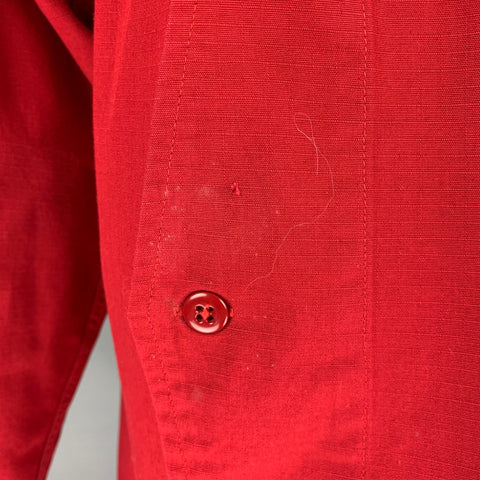 ENGINEERED GARMENTS Size M Red Cotton Shirt Jacket