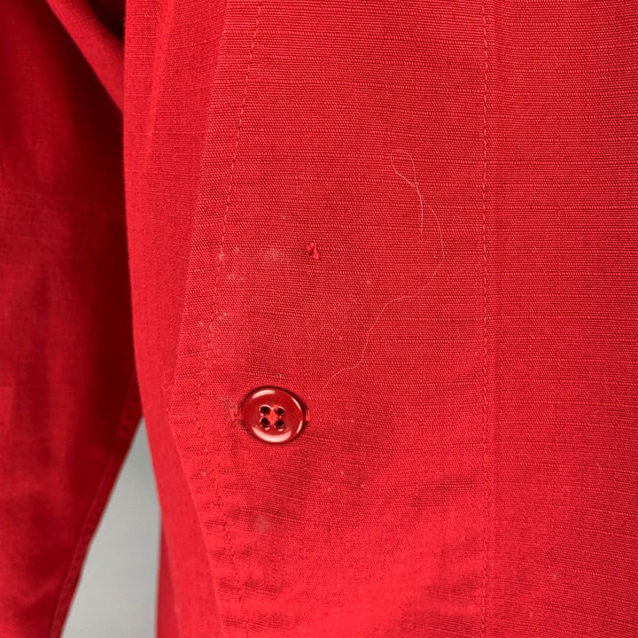 ENGINEERED GARMENTS Size M Red Cotton Shirt Jacket