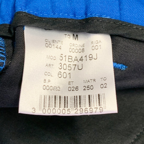 T-JACKET by TONELLO Size M Royal Blue Virgin Wool Notch Lapel Suit
