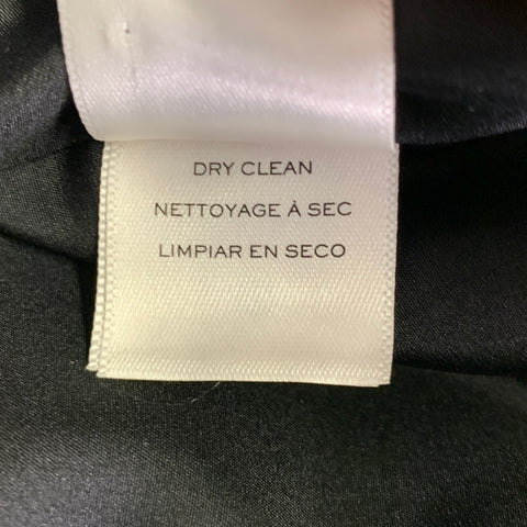 Robe trapèze en soie à pois noirs et blancs MARC JACOBS Taille 2