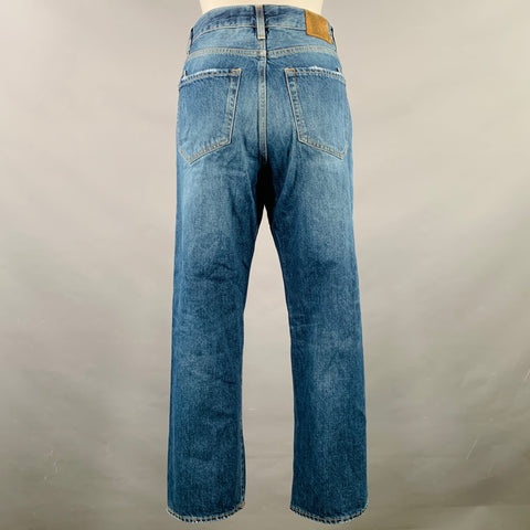 PRPS Size 29 Relaxed Boyfriend Blue Cotton Straight Jeans
