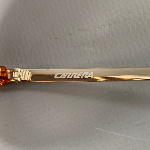 CARRERA Brown Gold Mixed Materials Acetate Metal Sunglasses