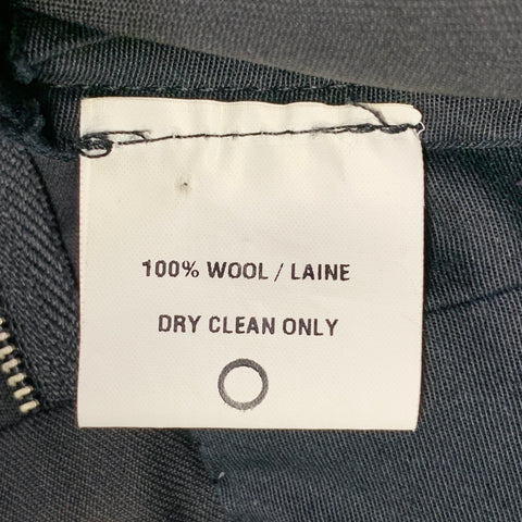 BAND OF OUTSIDERS Size XS Black Twill Wool Notch Lapel Suit