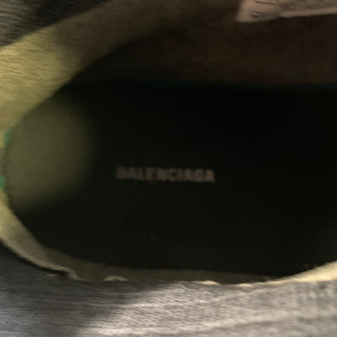 BALENCIAGA Size 12 Navy Black Mesh Runner Sneakers