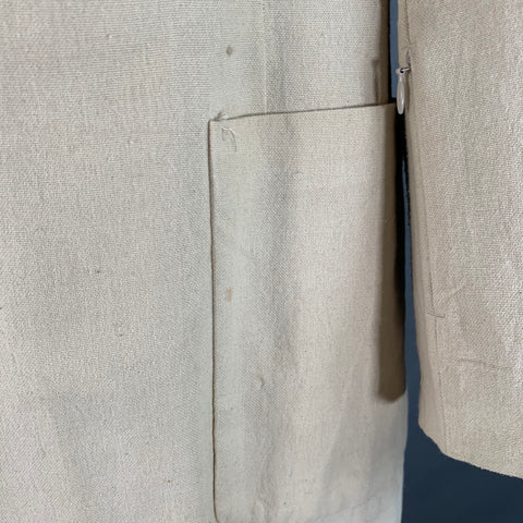 YOHJI YAMAMOTO Size L Beige Cotton Notch Lapel Suit