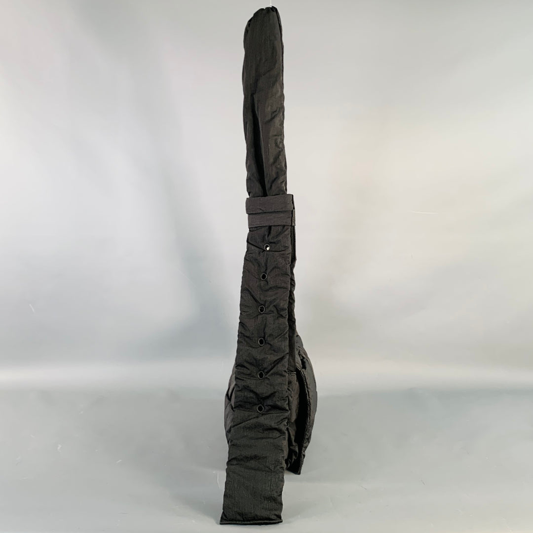 BOTTEGA VENETA Padded Tech Cassette Black Woven Nylon Cross Body Handbag