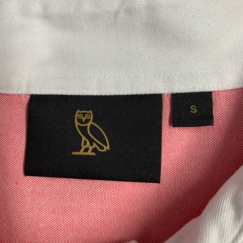 Chemise à manches longues en coton rugby rayée rose et bleue, taille S, d'OCTOBER'S VERY OWN