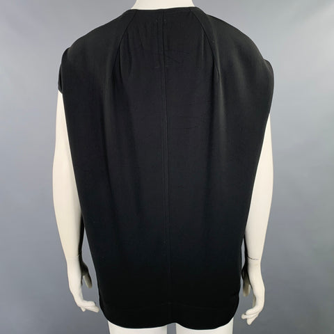 RICK OWENS FW14 Size L -Moody- Black Sleeveless Casual Top