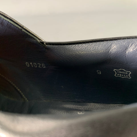 MAGLI by BRUNO MAGLI Size 9 Black Leather Square Toe Loafers