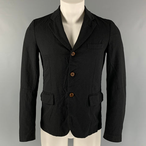 COMME des GARCONS Size S Black Polyester Single breasted Jacket