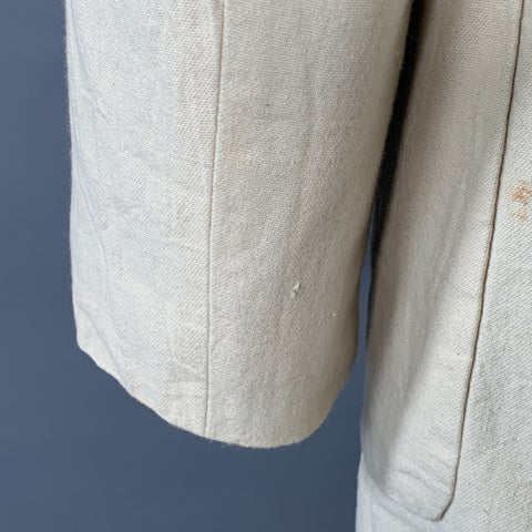 YOHJI YAMAMOTO Size L Beige Cotton Notch Lapel Suit