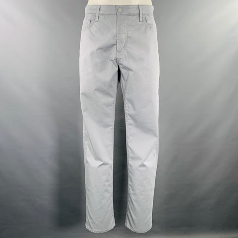 ADRIANO GOLDSCHMIED Taille 36 Pantalon décontracté coupe droite coton mélangé gris clair