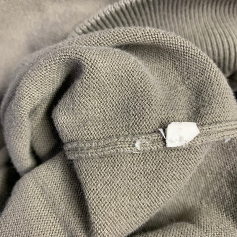 MAISON MARTIN MARGIELA Size L Khaki Jersey V-Neck Pullover
