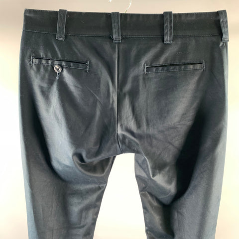 SCHAEFFER'S Size 33 Navy Twill Chino Casual Pants