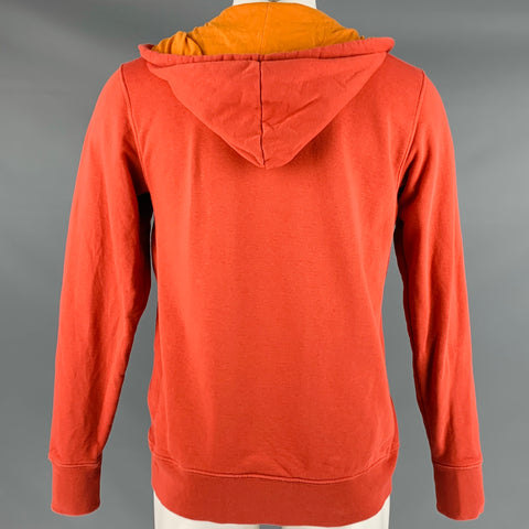 PS by PAUL SMITH Size M Orange Cotton Zip Up Sweatshirt