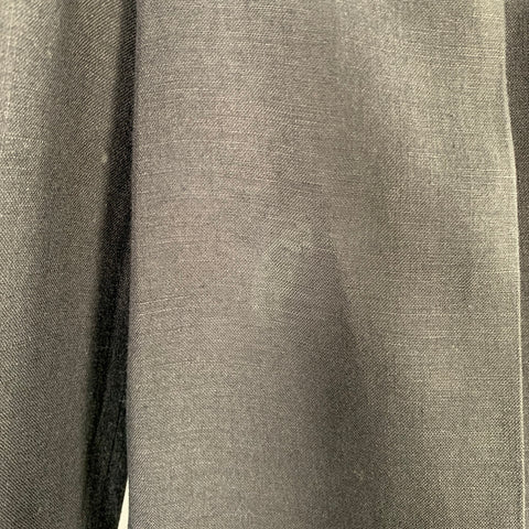 MATINIQUE Size 30 Black Linen Pleated Dress Pants
