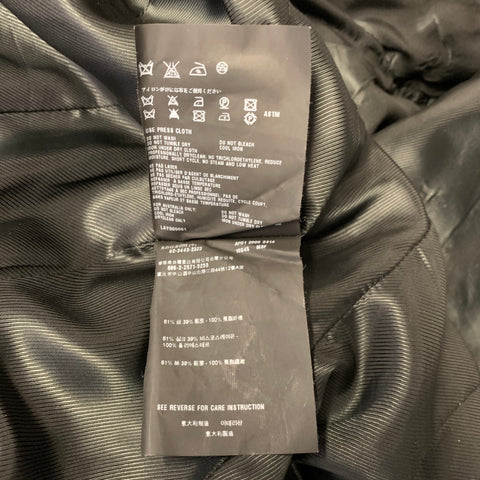 PRADA Size 2 Black Polyester Blend Floral Jacket Indoor Blazer