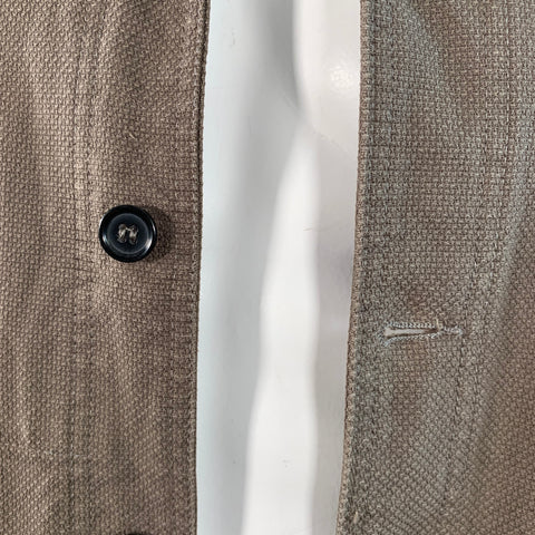 VETRA Size XL Brown Textured Cotton Chore Jacket