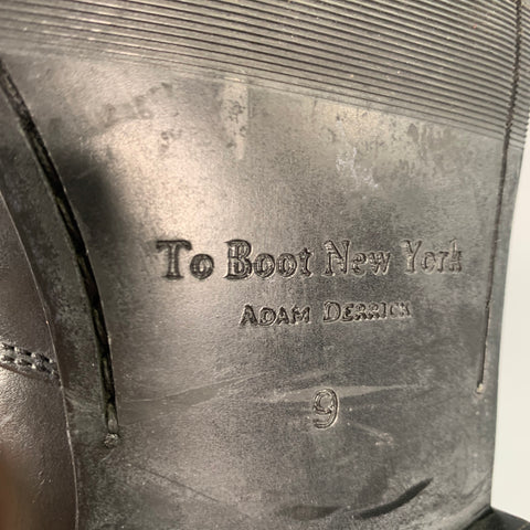 TO BOOT NY Size 9 Black Leather Loafer Loafers