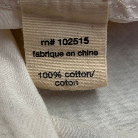 JOHN VARVATOS STAR USA Taille L Beige Coton Transparent Deux Poches Chemise Manches Longues