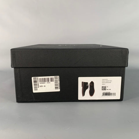 DUNHILL Size 11 Brown Suede Ankle Boots