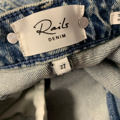 RAILS Size 27 Blue Denim Straight Jeans