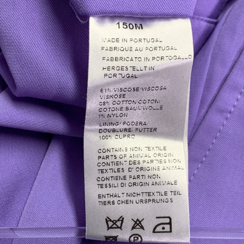PAUL SMITH Size 31 Purple Lavender Twill Viscose Cotton Blend Dress Pants