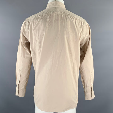 HAMILTON Size M Khaki Long Sleeve Long Sleeve Shirt