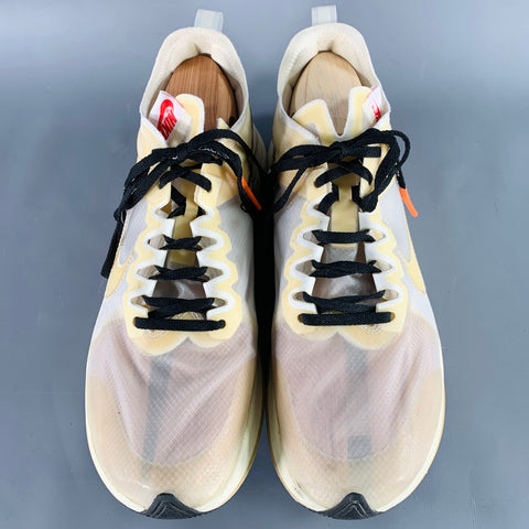 NIKE x OFF-WHITE 2017 Size 11 The Ten White Translucent Synthetic Athletic Sneakers