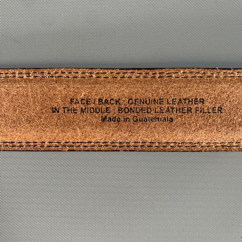 GoodFellow Co. Size XL Brown Cognac Leather Bonded Leather Belt