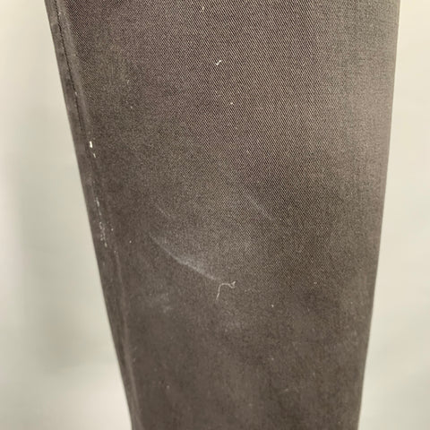 ERMENEGILDO ZEGNA Size 32 Black Cotton Blend Straight Jeans