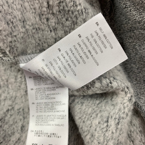JOHN ELLIOTT Sudadera con capucha de algodón/poliéster gris jaspeado Talla XL