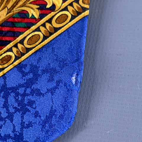 GIANNI VERSACE Multi Color Baroque Silk Tie