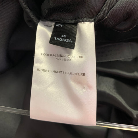 BURBERRY PRORSUM Size 38 Black Wool Notch Lapel Sport Coat Blazer