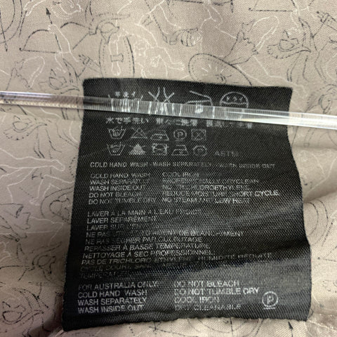 Chemise PRADA Taille XL imprimé taupe noir en coton à col ouvert et manches longues