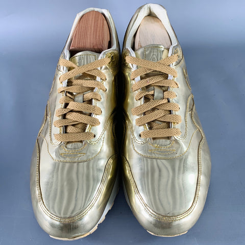 NIKE 2020 30th Anniversary Size 12 Gold Metallic Low Top Sneakers