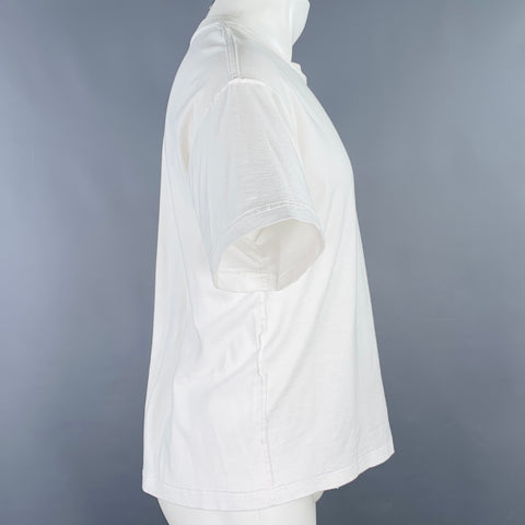 JOHN ELLIOTT Size XS White Cotton Reverse Seams T-shirt