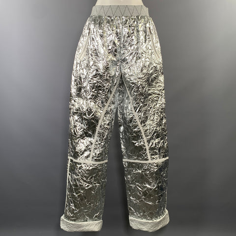 TOM FORD Size XS Silver Not Listed Metallic Elastic Waistband Casual Pants