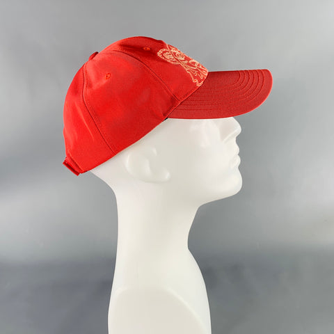 KENZO Kampus Tiger Red Embroidered Polyester Blend Baseball Cap Hat