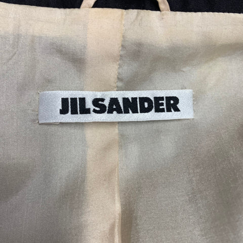 JIL SANDER Size 8 Black Single Breasted Blazer