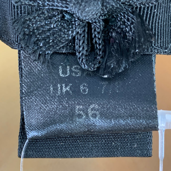 BORSALINO Size S Beige Black Straw Fedora