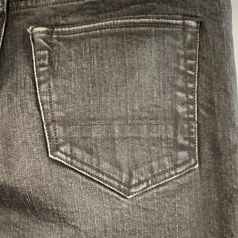 TOM FORD Size 30 Black Cotton Blend Slim Straight Button Fly Selvedge Jeans